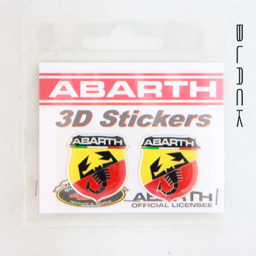 Marca: Abarth Adesivi 3D Logo Abarth piccolo cod. 21531