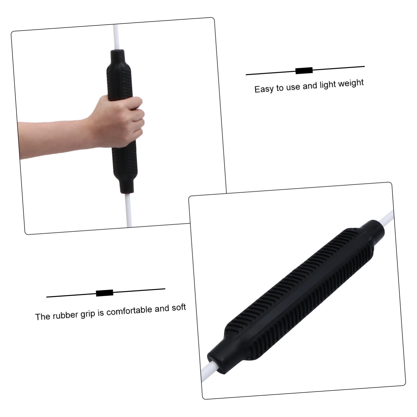 TOYANDONA Elastische Vibrationsfitness Stange Gummi Trainingsstab Für Ganzkörper Krafttraining Zuhause Pilates Yoga