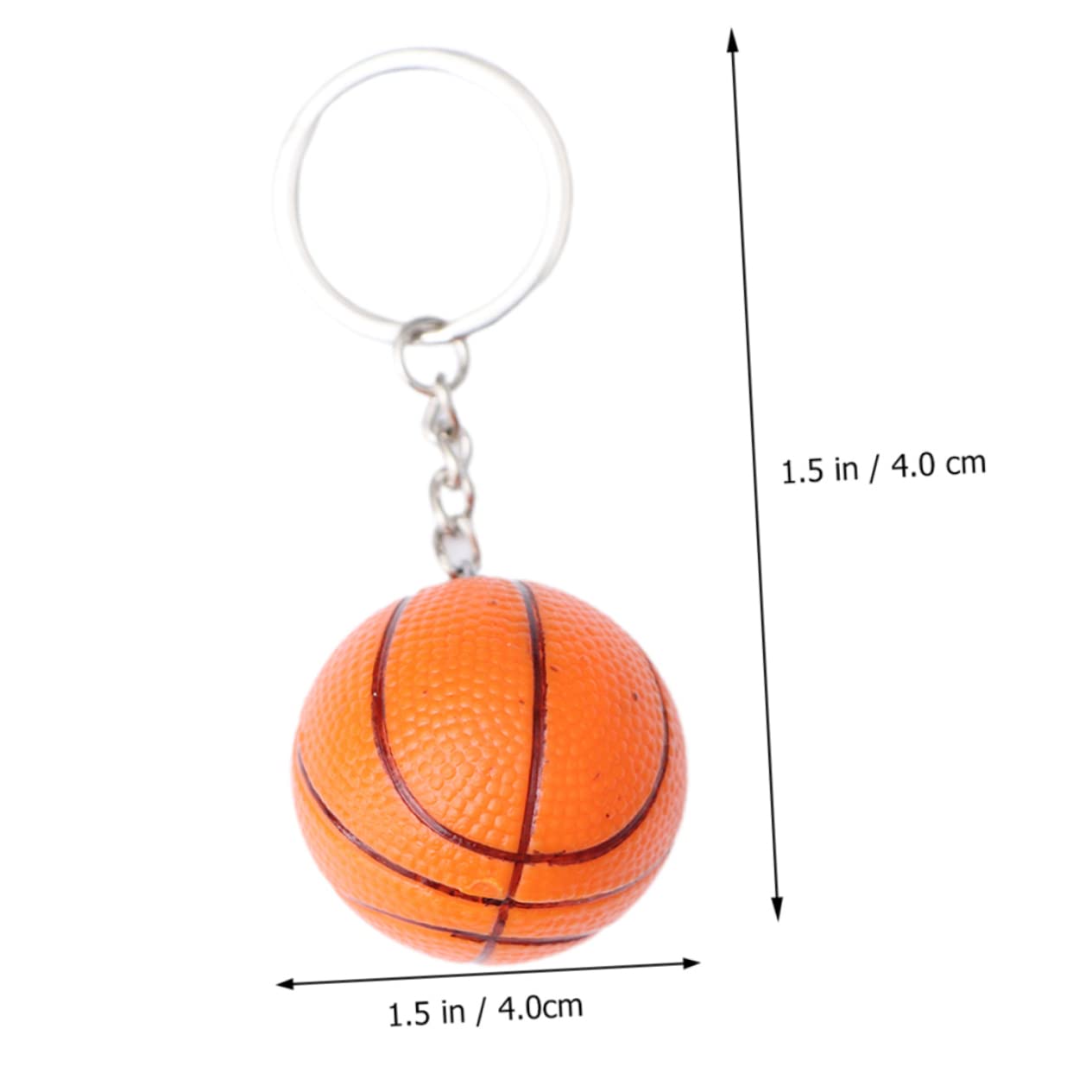 CLISPEED 20 Pz Portachiavi Sportivo La Festa di Basket Favorisce di Basket Portachiavi Mini con Palloni Sportivi Sportivi Souvenir Pu Bambino