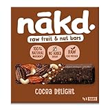 Nakd Cocoa Delight Natural Fruit & Nut Bars - Vegan - Healthy Snack - Gluten Free - 35g x 48 bars