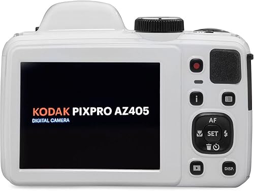 Miniatura 5 de Kodak AZ405WH PIXPRO Astro Zoom Cámara digital de 20 MP, zoom óptico 40X, paquete de 0.945in con tarjeta de memoria Lexar UHS-I SDHC de 32 GB y