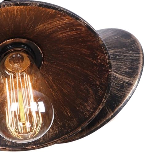 Plafonnier industriel Steampunk pour sublimer un plafond bas sans perdre d'espace