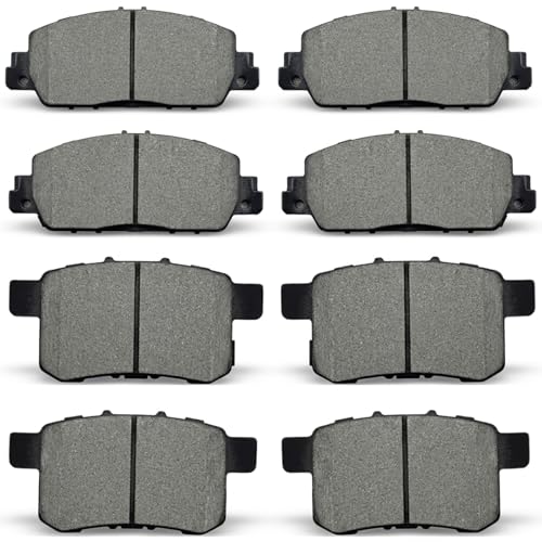 ALADICHE 8pcs Front & Rear Disc Brake Pads Kit For Honda For Accord 2013-2017 (D1654/D1451) by ALADICHE - Used condition - US$35.73