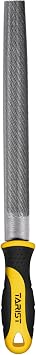 TARIST 10 inch Half Round Metal File, Professional Carbon Steel file, Tool Sharpener for Professionals and DIY