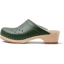 VERKA Womens Wooden Clogs from Sweden - BLOMMA | Casual Shoes
