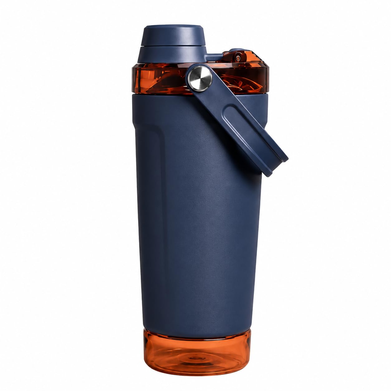 Gym Shaker Bottle 600ml, Vacuum Insulated Stainless Steel Protein Shaker Bottle with Leakproof Flip Lid & Lock, Storage Compartment, Travel Water Bottle for Gym, Office & Sports-image-24