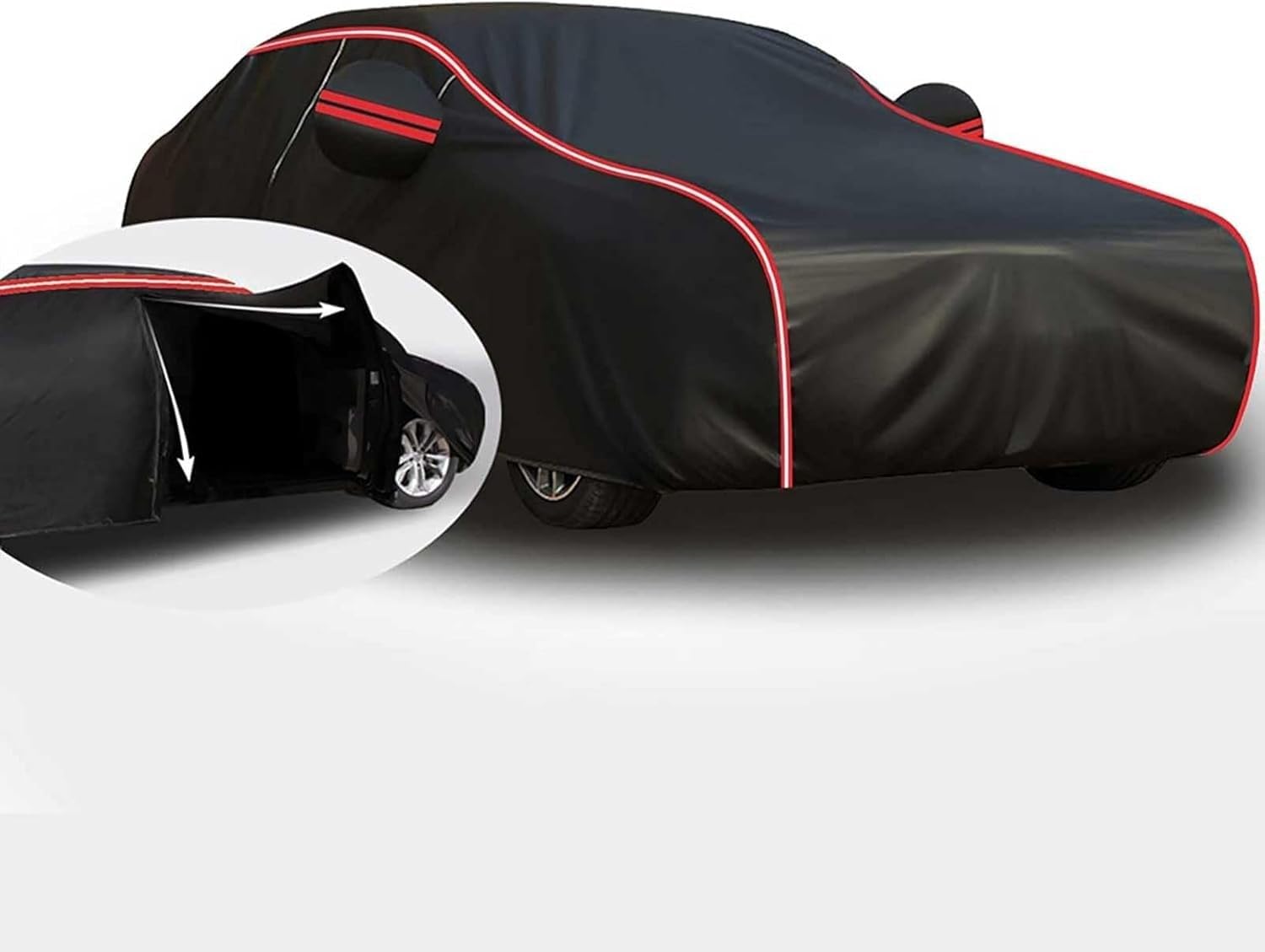 Funda Coche para BMW X2 (2018-2024), Lona Funda Coche Exterior, Funda Protectora Durable con Cremallera, Tela Oxford Impermeable, Anti-UV y Antienvejecimiento