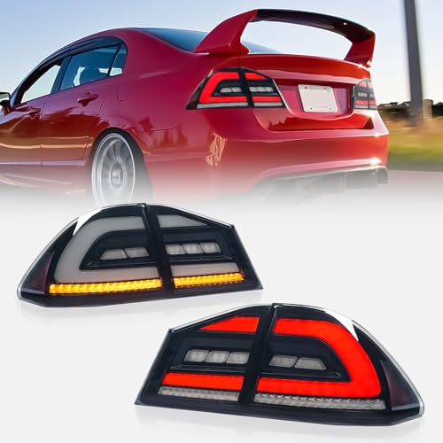FD2シビックタイプR テールランプ一台分 後期ルック仕様] FD系シビック セダン テールランプ 純正交換式