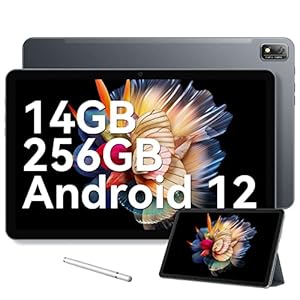 Blackview Tab 16 Android 12, Gaming Tablet 11 Pulgadas 4G LTE+5G WiFi táctil, 14 GB+256 GB/TF 1 TB/7680mAh/13+8MP/Octa-Core/Face ID/TÜV/GMS/PC Modo/GPS/con lápiz Capacitivo PC