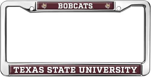 Vista 238 de Marco de Metal para Placa de Matrícula de Tamaño Completo con Logotipo de los Bulldogs de Louisiana Tech Louisiana Tech Bulldogs