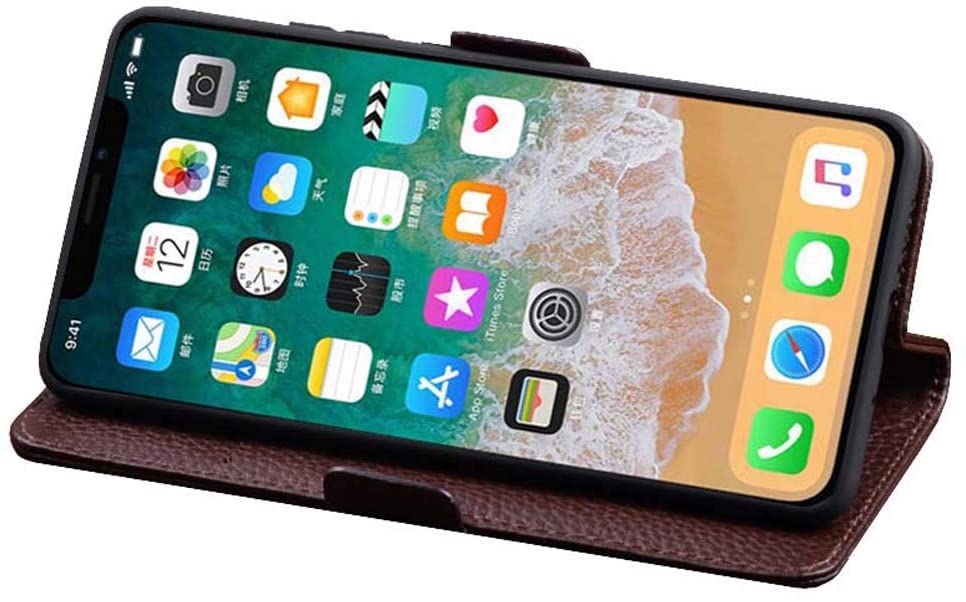 Housse cuir iPhone 12 Mini véritable et protectrice couleur Svart - 4
