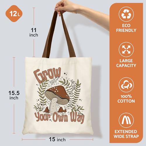 Canvas-Tote-Bag-Aesthetic-for-Women-Cute-Tote-Bag-with-Zipper-Pocket-Heavy-Duty-Reusable-Shopping-Bags-for-Grocery