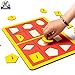 Produktbild ROKI TOYS Steckpuzzle Holz ab 1 Jahr Premium Qualitäts Holzspielzeug ab 1 Jahr mit Geometrie Formen Montessori Lernspielzeug für Mädchen und Jungen (Geometrie Formen)