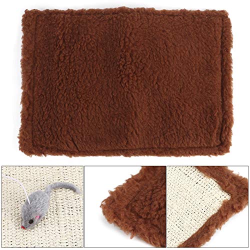 Junlucki Tapete de arranhar gato de sisal macio, anel de pelúcia arranhador de gato de papel, para g