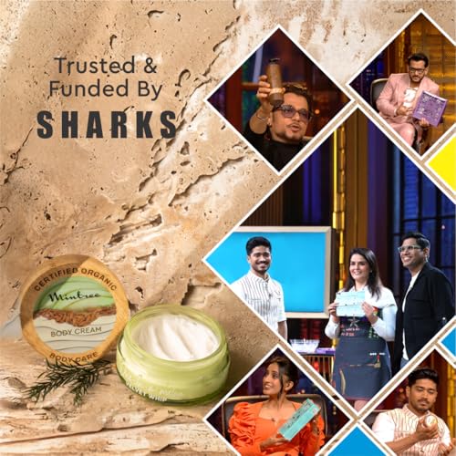 Image of Mintree Muskmelon Moisturizing Body Butter for Men and Women, 72hrs Hydration, 150g