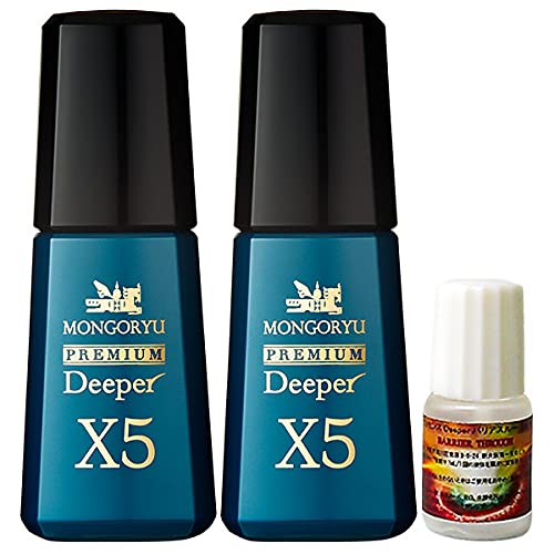 モンゴ流スカルプエッセンスプレミアムDeeperX5 2本頭皮美容液育毛剤
