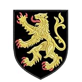 Duchy of Brabant Medieval Coat of Arms 3.5' Embroidered Iron or Sew-on Patch Heraldry Armorial History Family Crest