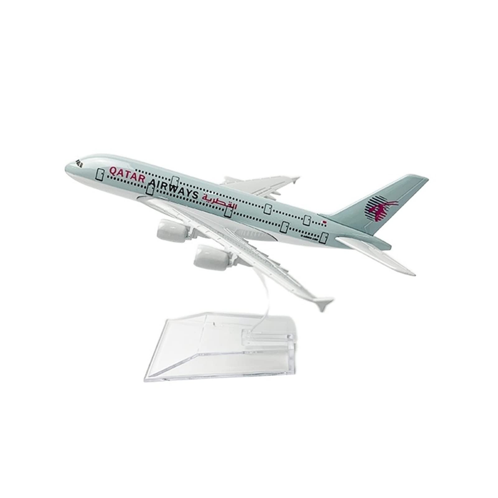 Juego de hobby y juguete coleccionable Airbus A380 de metal como regalo para pilotos 8
