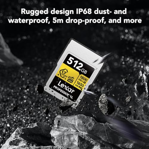Image of Lexar Gold Series Professional 512GB CFexpress 4.0 Type-A Memory Card