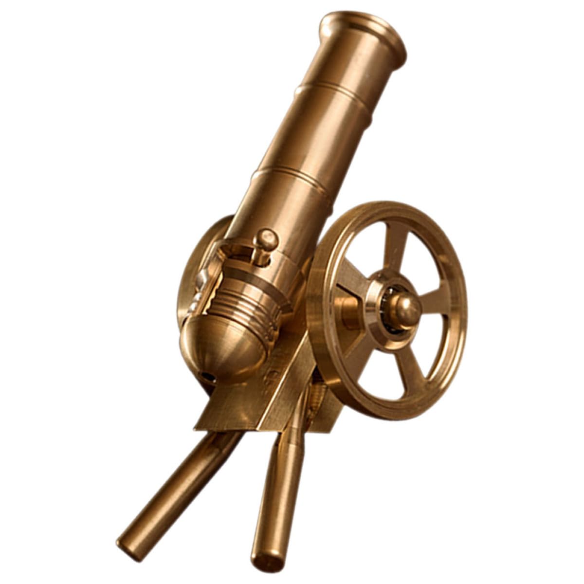 Figurine en laiton d'artillerie pour remplacer les objets deco fragiles par du solide