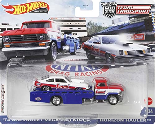Hot Wheels '74 Chevy Vega Pro Stock Horizon Hauler miniatura 1