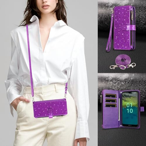 Coque Nokia C110 Asuwish Violet SFC30 US Housse Antichoc Flexible - 3