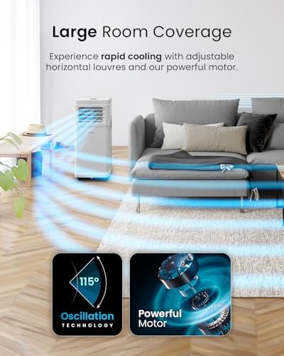 Pro Breeze 4-in-1 Smart Portable AC 5000 BTU with WiFi & Remote - Image 4