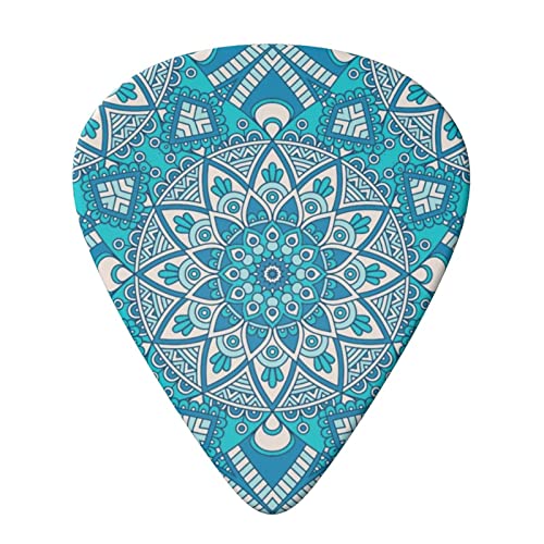 Ensemble de 6 médiators de guitare Vintage Mandala Flowers pour guitare acoustique, guitare électrique, basse, ukulélé… - Les Beatles, Paul McCartney, John Lennon, RIngo Starr, George Harrison Ensemble de 6 médiators de guitare Vintage Mandala Flowers pour guitare acoustique, guitare électrique, basse, ukulélé… – Image 3