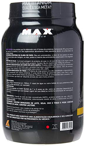 Whey Blend (900G) - Sabor Baunilha, Max Titanium