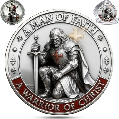 A Warrior of Christ Commemorative Coin,A Man of Faith Knight