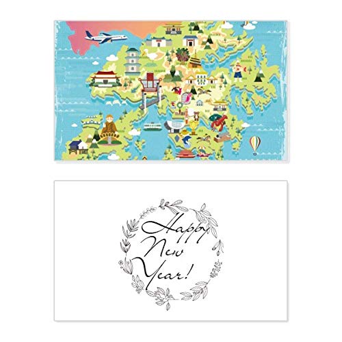 Carte commémorative I Love Hong Kong transmettez votre amour
