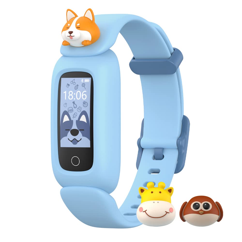 Reloj inteligente para niños y niñas, podómetro, reloj con despertador y notificación, reloj de fitness con medición de frecuencia cardíaca, monitor de sueño, pasos, consumo de calorías, kilometraje