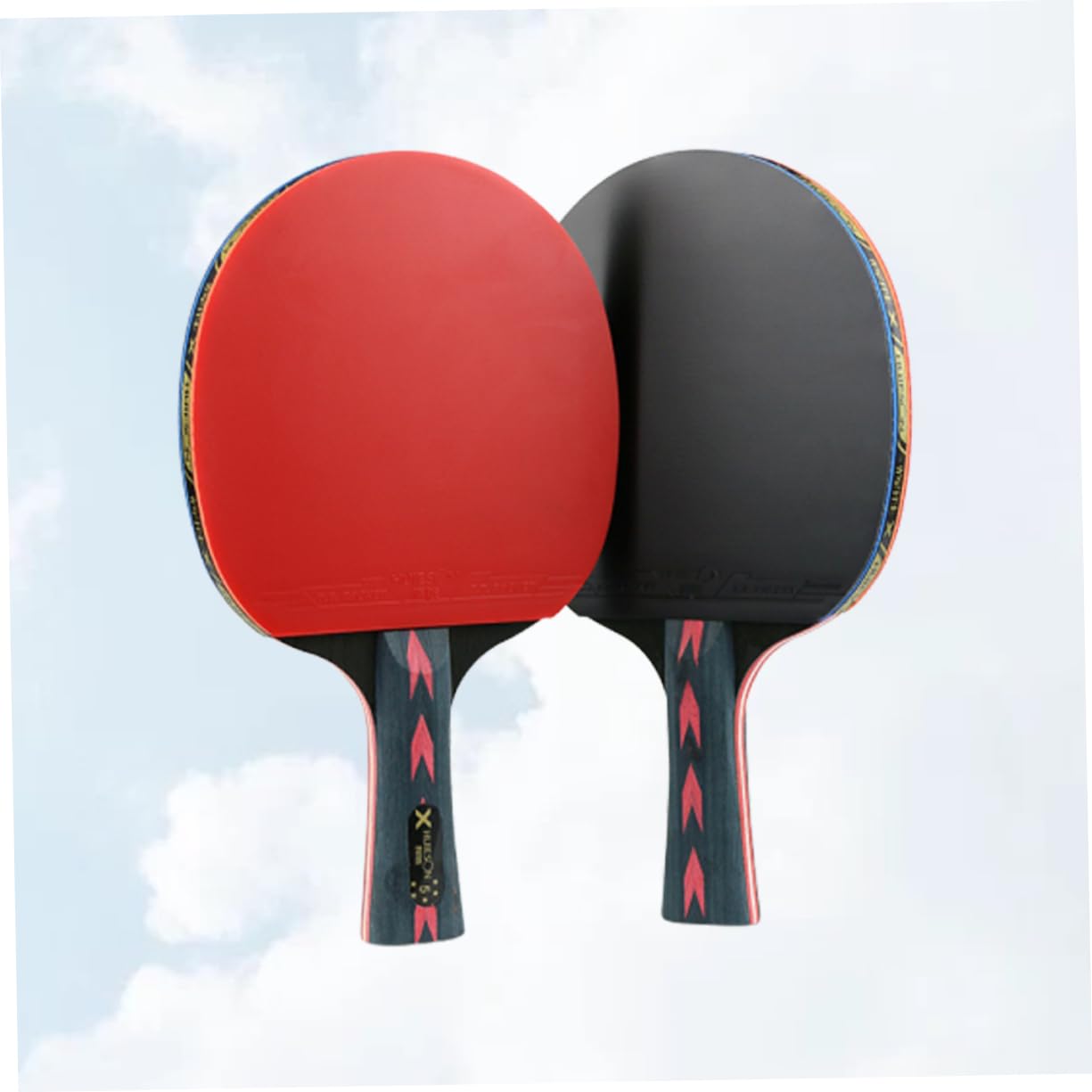 Raqueta De Tenis De Mesa De Madera 6 Uds 5 Raquetas De Pingpong