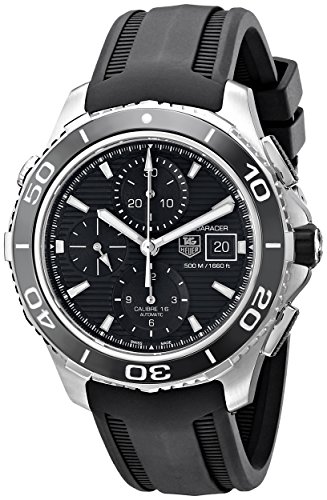 TAG Heuer Men's THCAK2110FT8019 Aquaracer Analog Display Swiss Automatic Black Watch