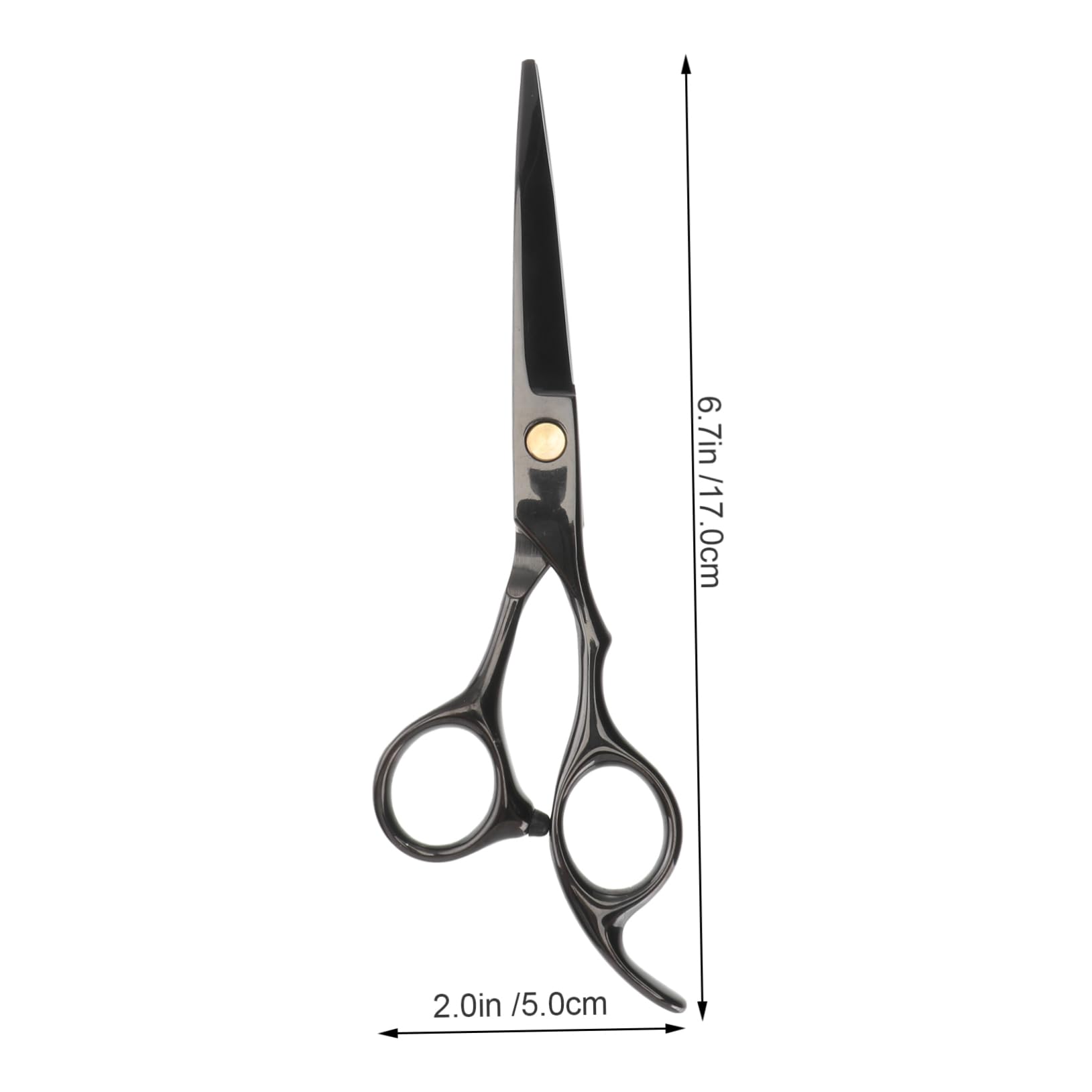 Ipetboom 3pezzi Forbice Professionale Per Parrucchieri Nero Strumento Di Taglio Per Saloni e Barbieri Design Ergonomico e Precisione Di Taglio Per Sfoltire e Modellare