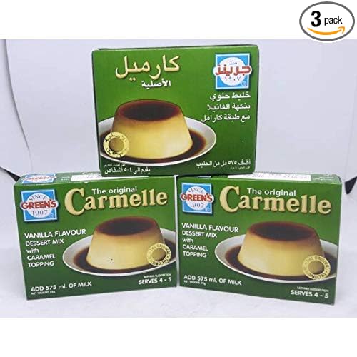 ChefsNeed The Original Carmelle Vanila Flavour Mix 70gm, Pack of 3 X 70gm (Product Origin U.K)
