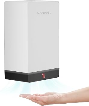 Automatic Hand Dryer, High Speed Hand Dryer 7s Fast Dry, Commercial Electric Hand Dryers for Office, Bathroom and Toilet 1000W, White