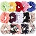Hair Scrunchies Cotton Elastic Hair Bands 15 Pcs Scrunchies for Hair Accessories for Women or Girls