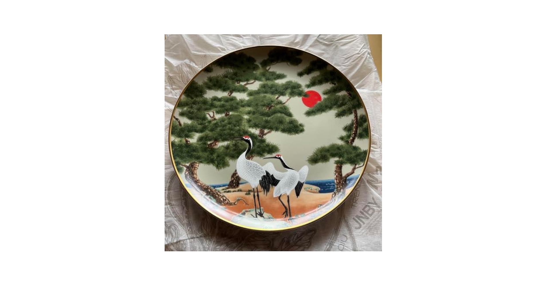 大皿 絵画 作家物 Amazon.co.jp: フランクリン ポーセリン飾り皿 絵皿 大皿 花鳥