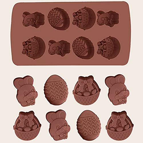 Crethink 2 Pezzi Stampi per Cioccolato in Silicone...