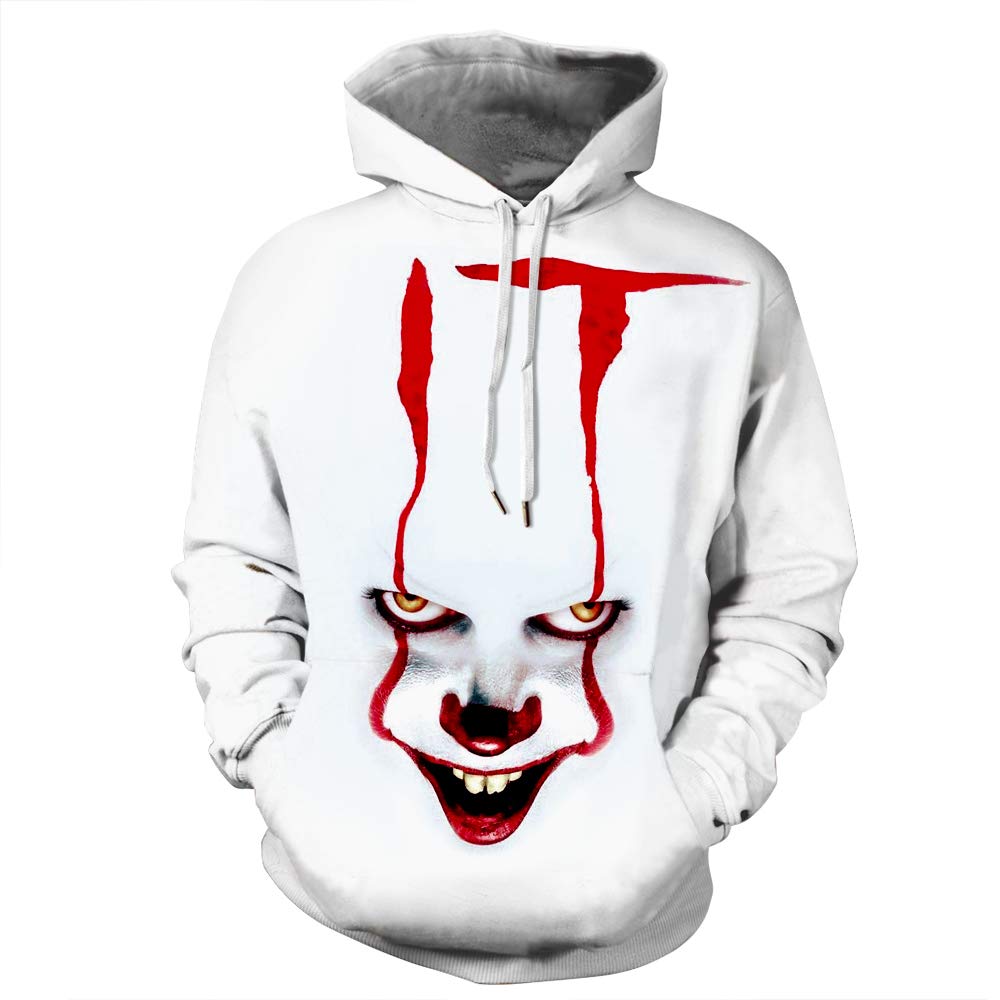 PlustrongUnisex 3D Casual Pullover Hoodie Hooded Sweatshirts