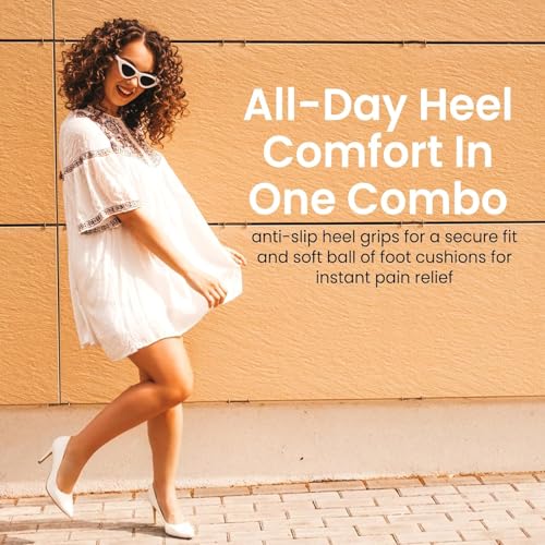Image of Walkize Metatarsal Pads Women | Heel Inserts for Women | Ball of Foot Cushions (2 Pairs Foot Pads) All Day Pain Relief and Comfort One Size Fits Shoe Inserts