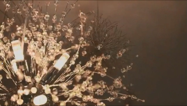 Amazon.co.jp : Oobaa現代タンポポシャンデリア照明器具 LEDクリスタル