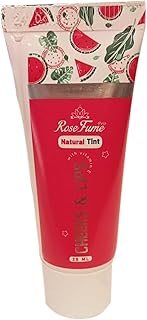 أحمر شفاه تنت بلمسة شير بلون وردي