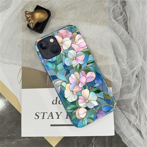 Coque iPhone 13 antichoc double protection hybride durable rigide motif fleur - 4