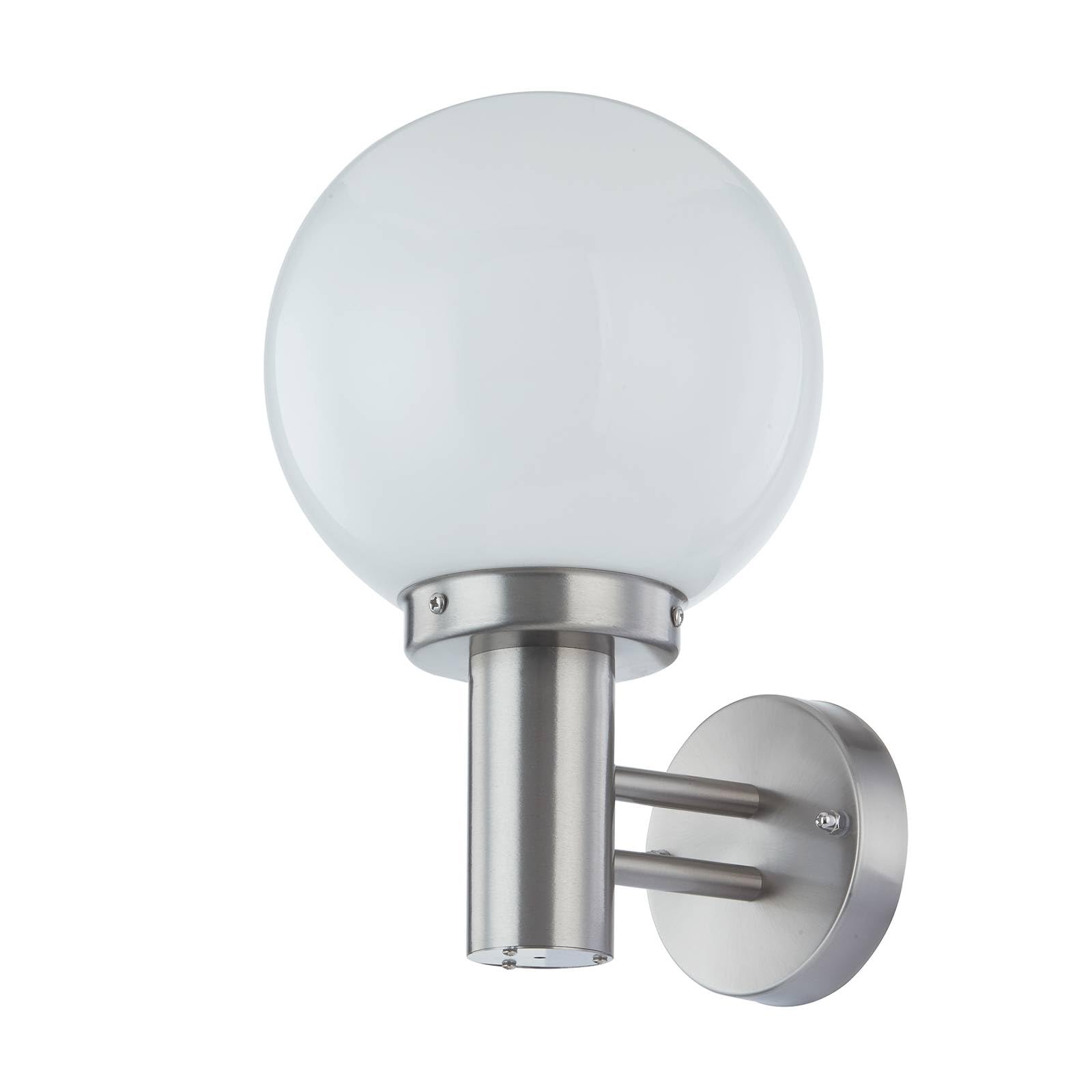 Lindby Applique da esterni (Moderno) colore Grigio, in Acciaio Inox parete esterna/parete casa abitazione terrazzo und balcone