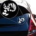 Alice In Wonderland Cheshire Cat Vinyl Decal Sticker # 867 (4" x 4.3", White)