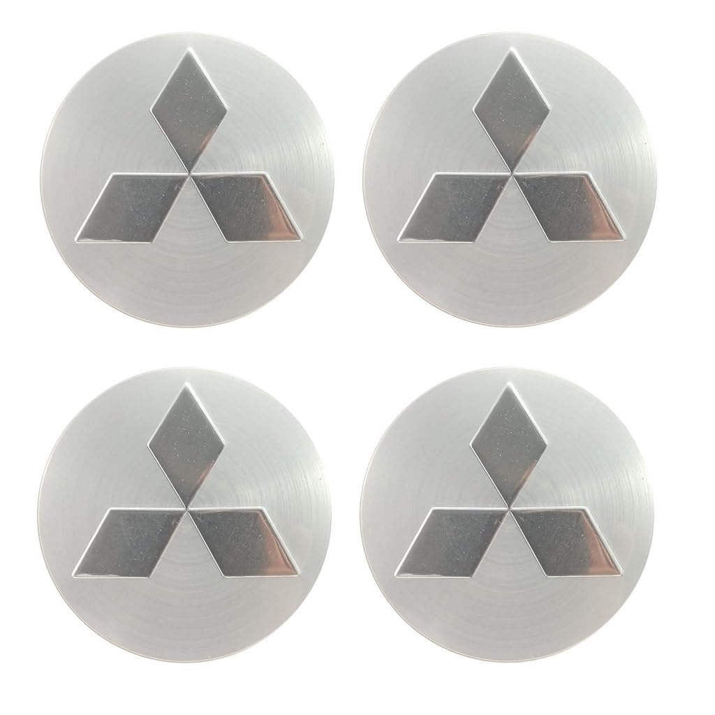 4 Pcs Wheel Hub Cap Stickers, for Mitsubishi Lancer ASX Outlander Pajero L200 Galant Car Wheel Center Rim Cover Styling Accessory,A
