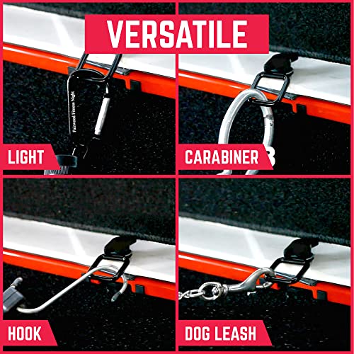 Image of GPCA Tie Down D Ring Set for Ford Bronco Accessories | Easy-to-Install Truck Tie Downs, Compatible w / Cargo Cover Mounts, Heavy-Duty for Pickups, Trailer, Camper, Boats (8PC)