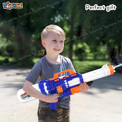 Image of Toyshine 800ml Tank Capacity Long Range High Air Pressure Spray Water Gun for Summer Swimming Pool Party Holi Water Toy Gun for Girls Boys Kids 3+